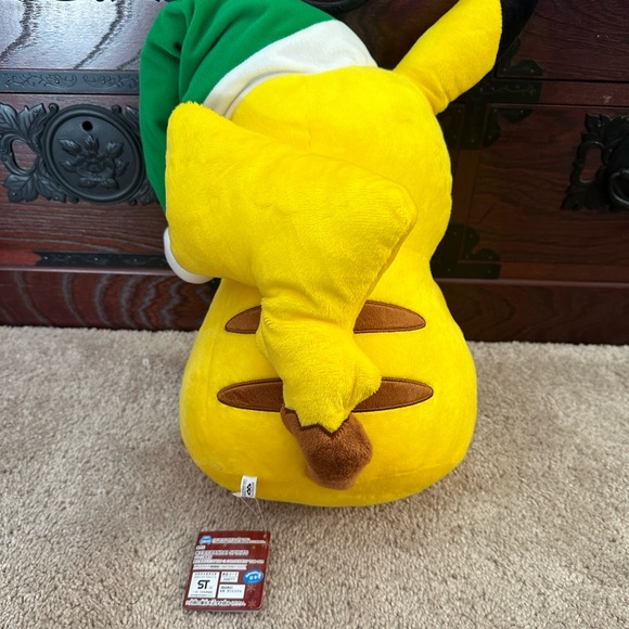 BANPRESTO Pokemon Plush Doll Big Christmas Pikachu - Picture 2 of 5